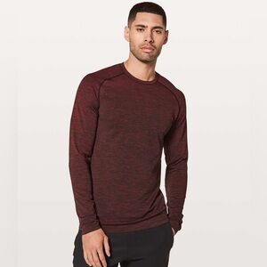 Lululemon Metal Vent Tech Long Sleeve – Caliente/Black Seamless Training Shirt